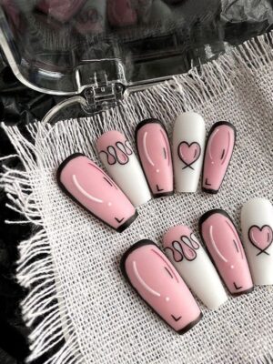 Pink Comic Heart
