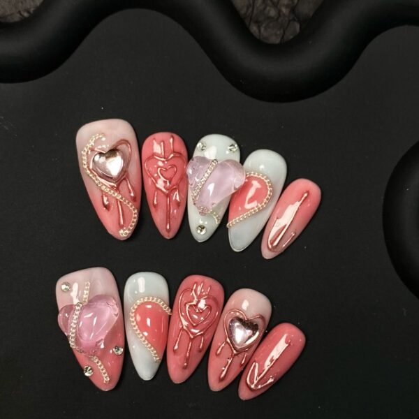 Drip Heart Pink