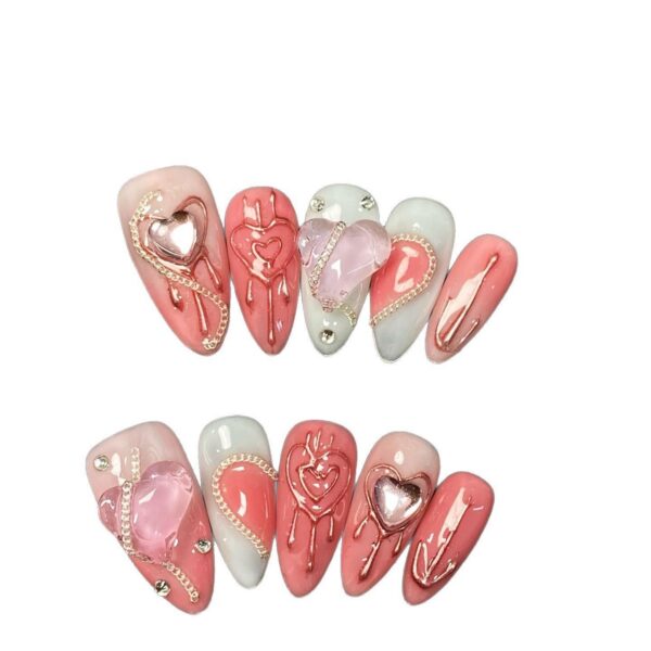 Drip Heart Pink