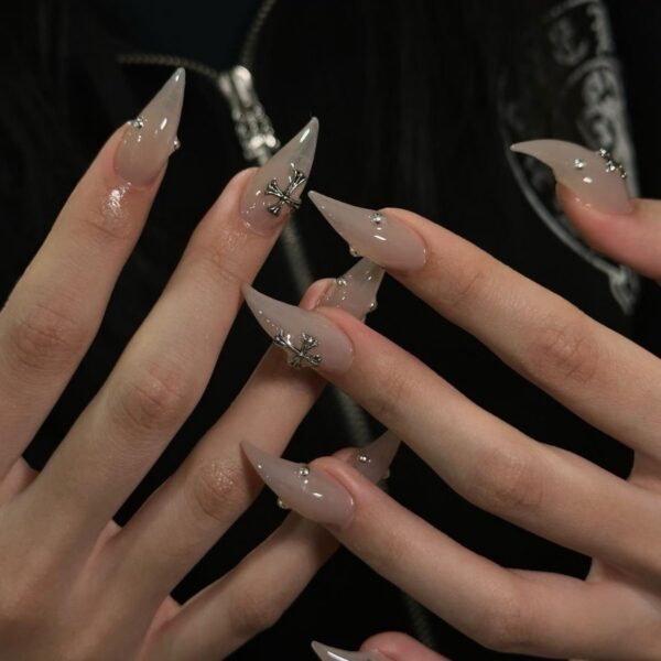 Nude Chrome Cross