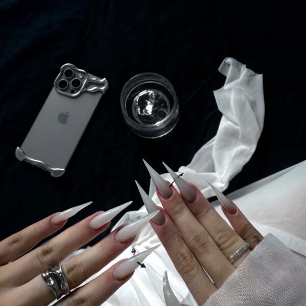 Frost Arrow Nails